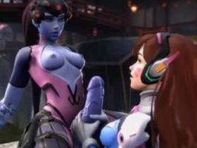 3Д Футанари компиляция с большими членами